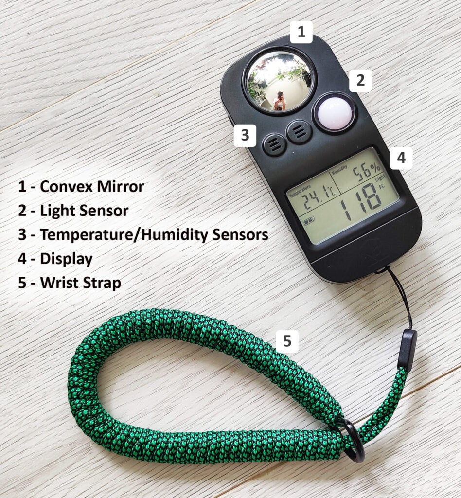 Moisture temperature deals meter