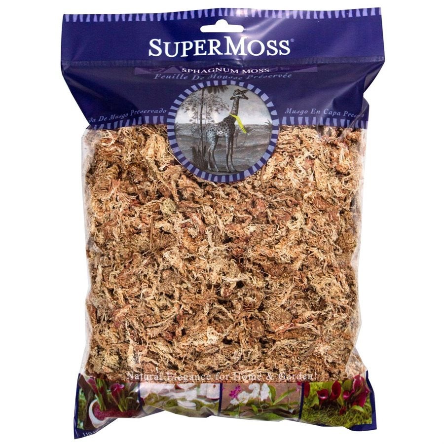 Moss Sphagnum Natural White Supermoss 